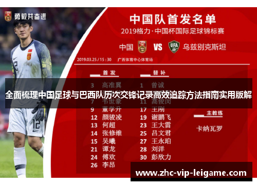 全面梳理中国足球与巴西队历次交锋记录高效追踪方法指南实用版解